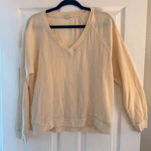 V neck sweatshirt